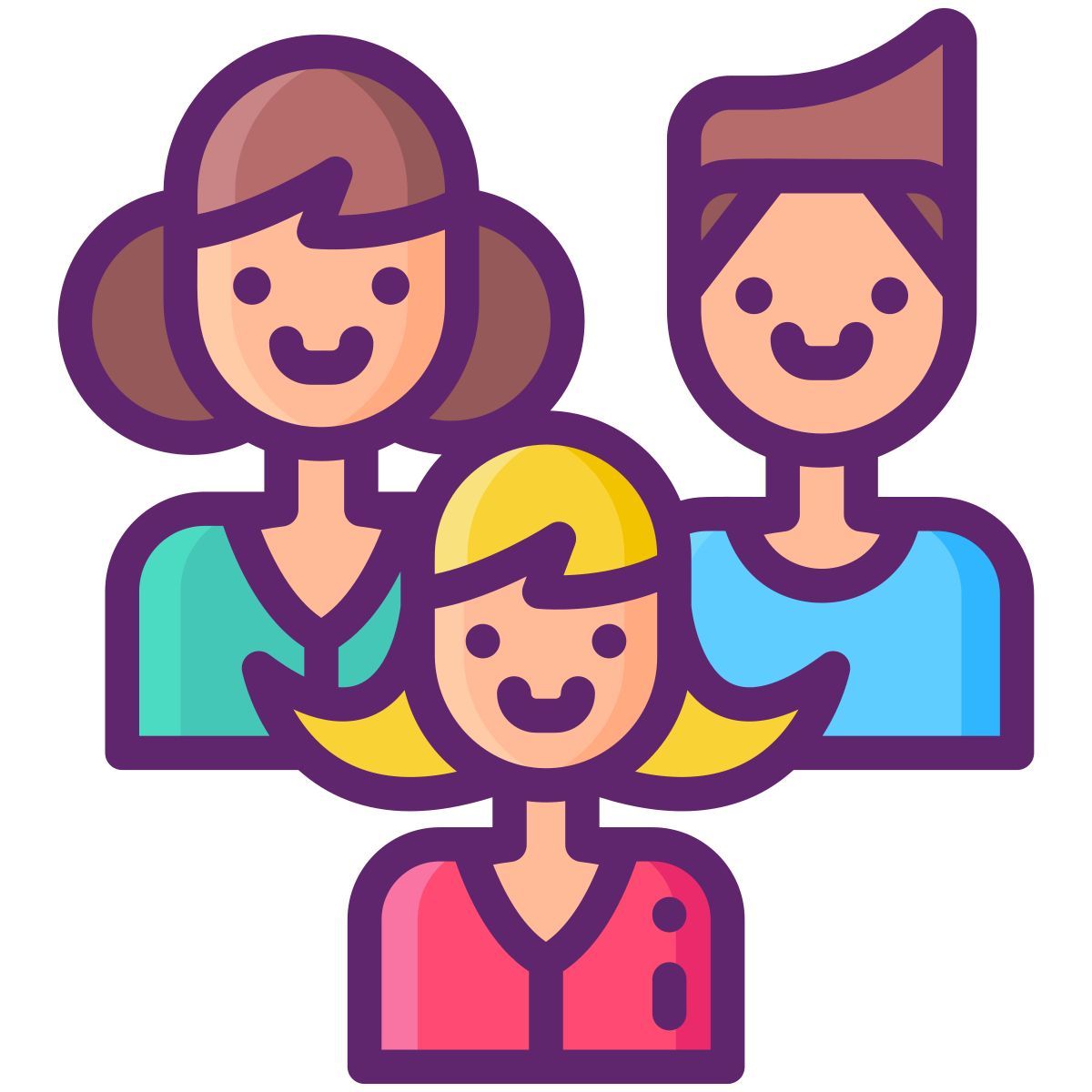 familia hombre mujer icon