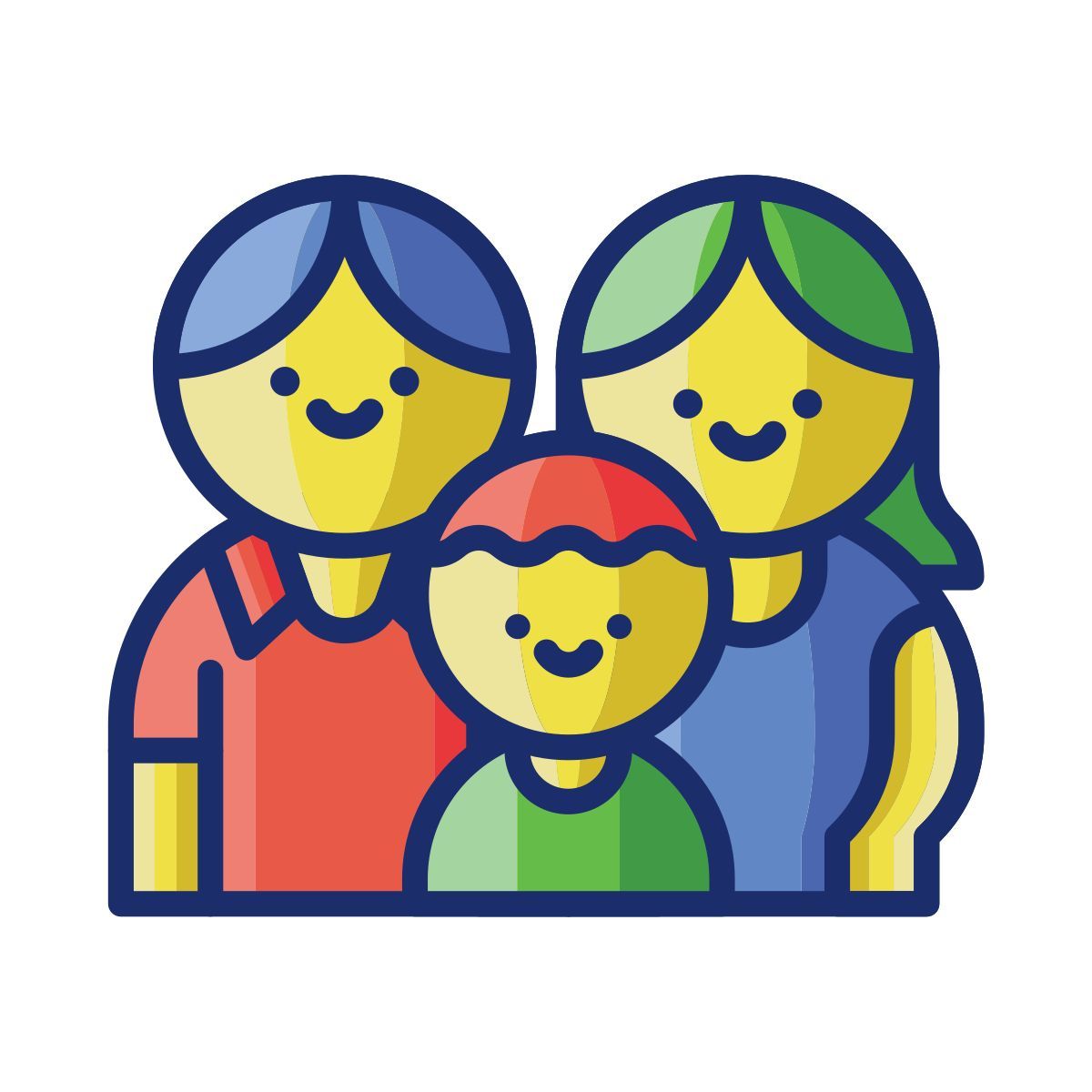 famiglia uomo donna icon