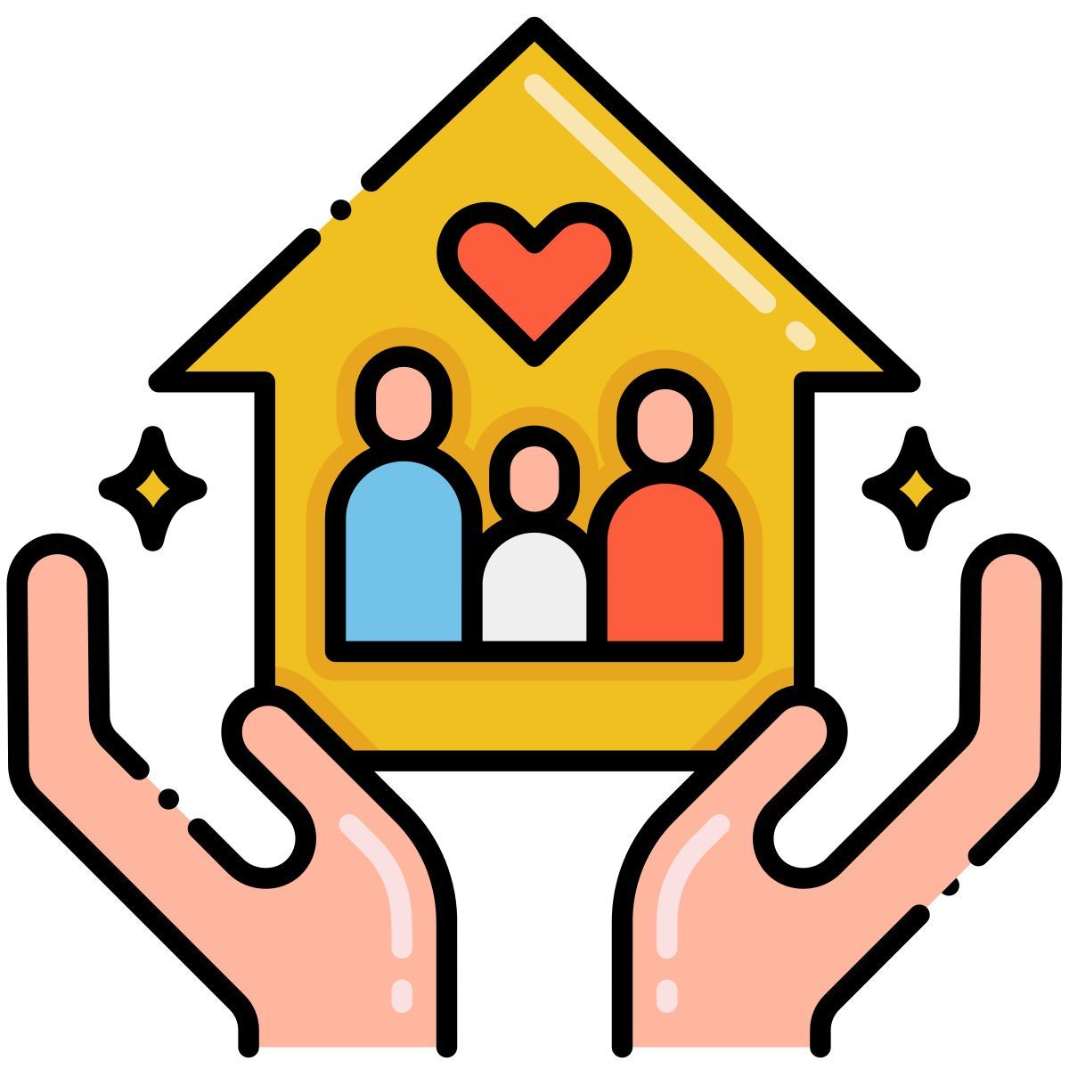 familia hombre mujer icon