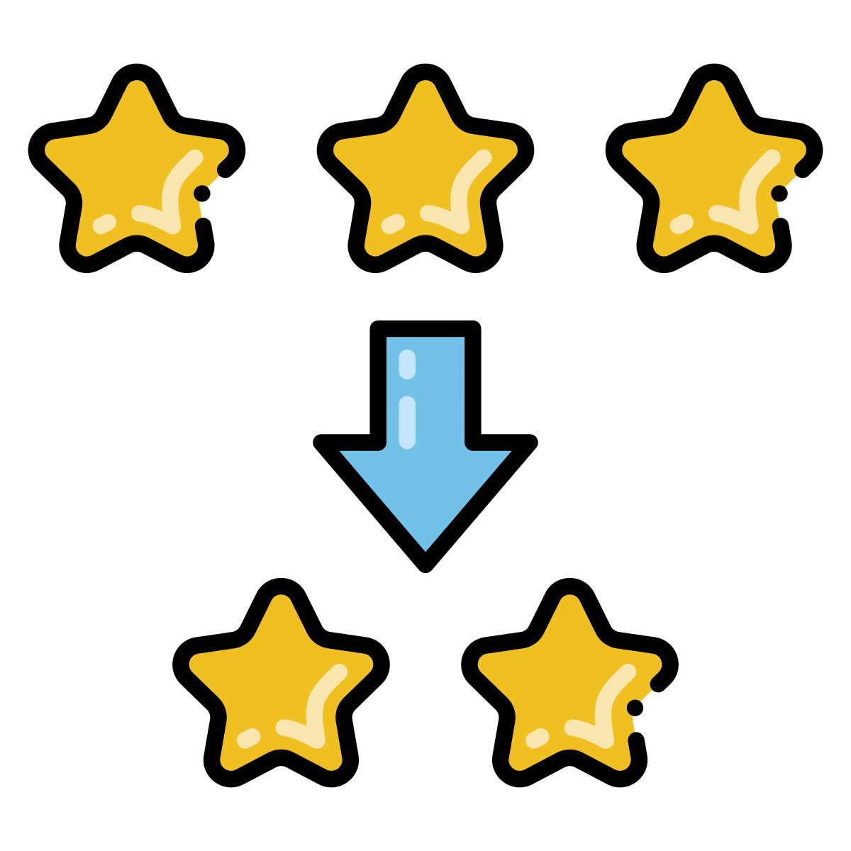 selezione delle funzionalità icon
