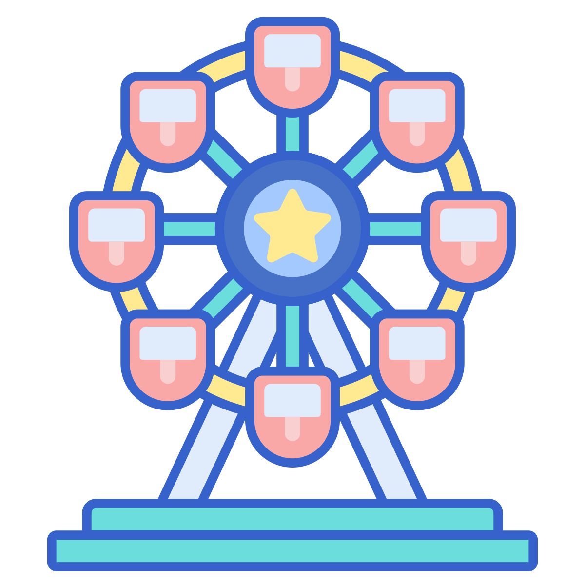 ferris wheel icon