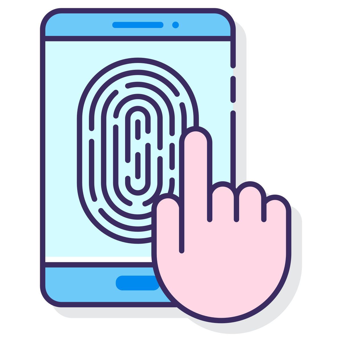 finger scanner icon