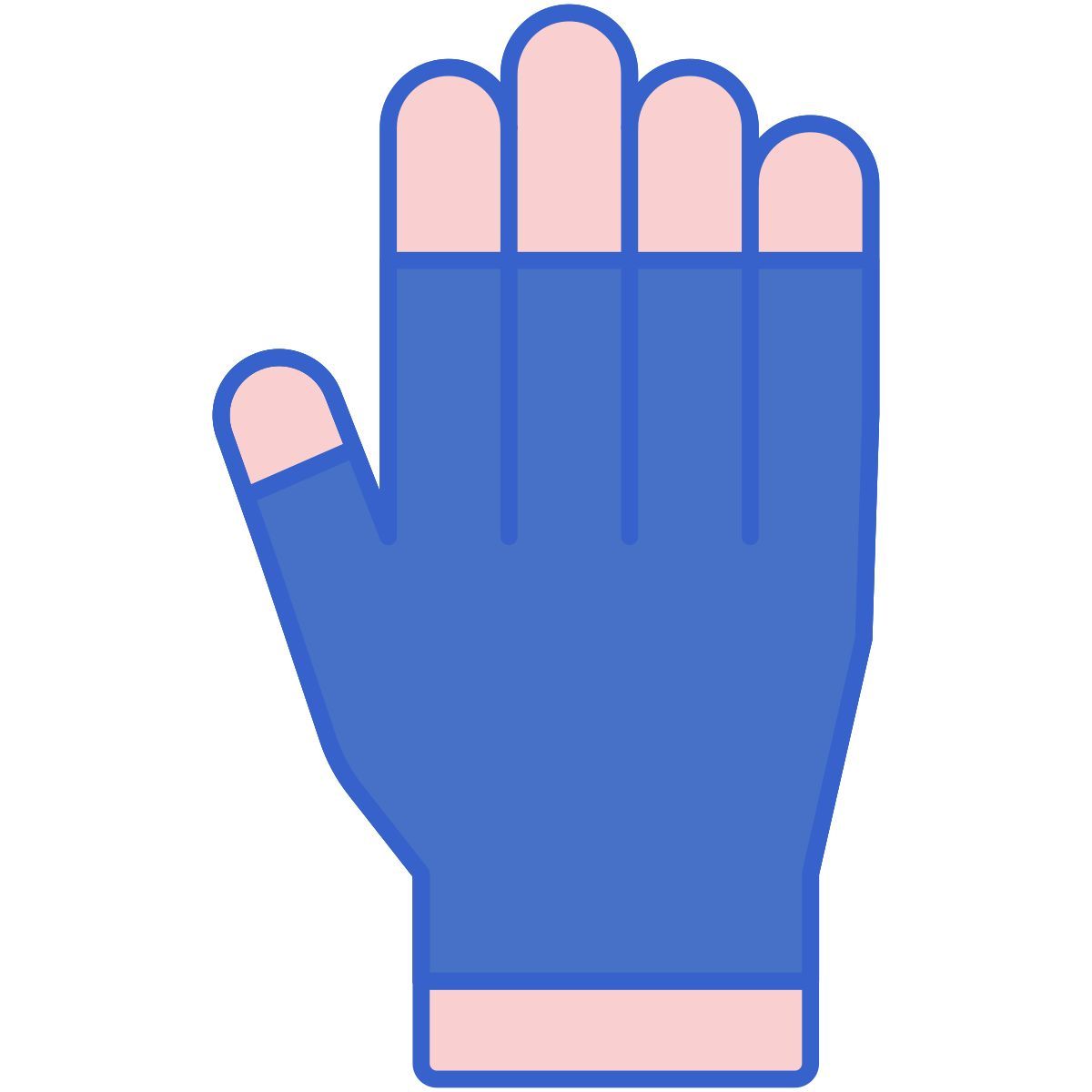 손가락 없는 장갑 icon