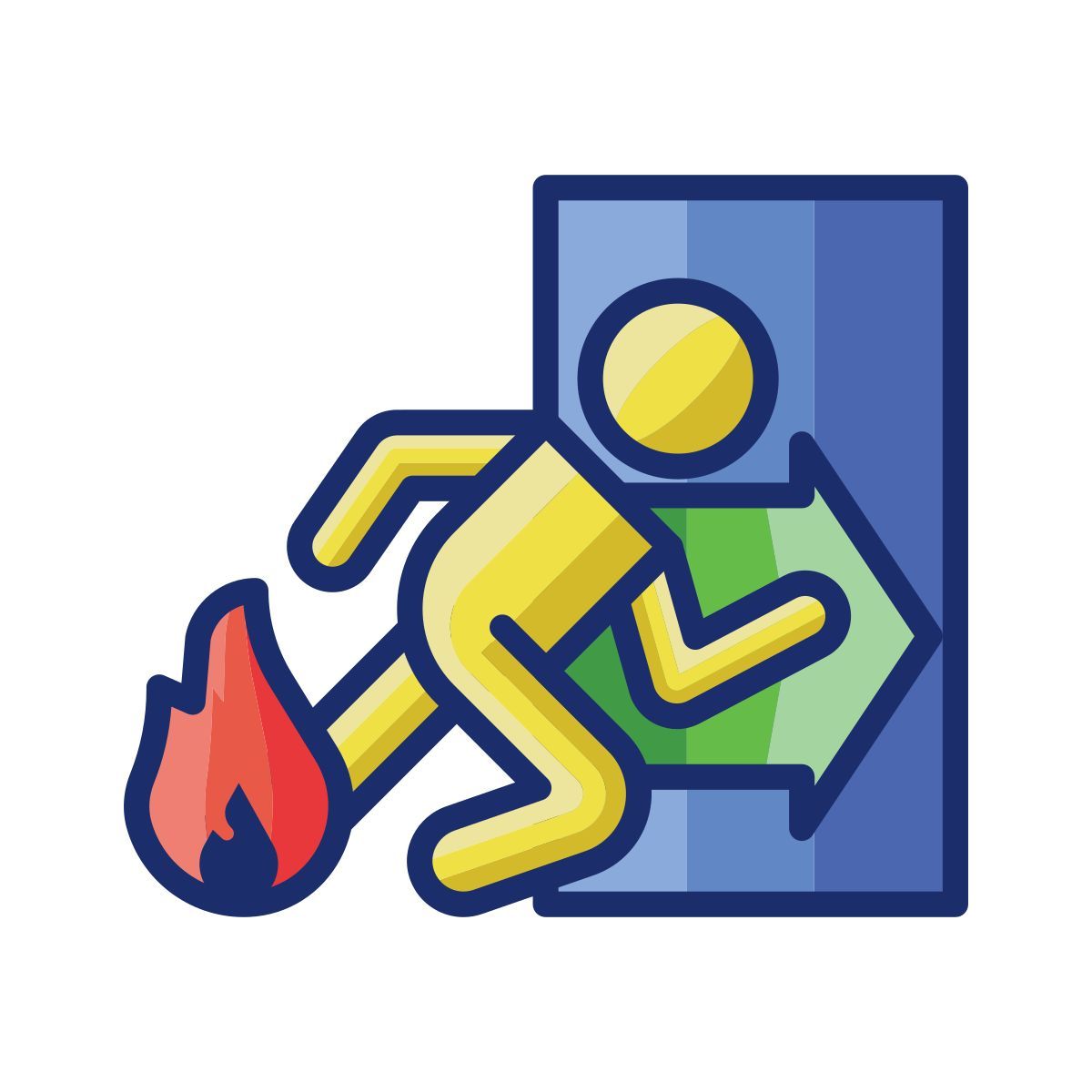 fire exit icon