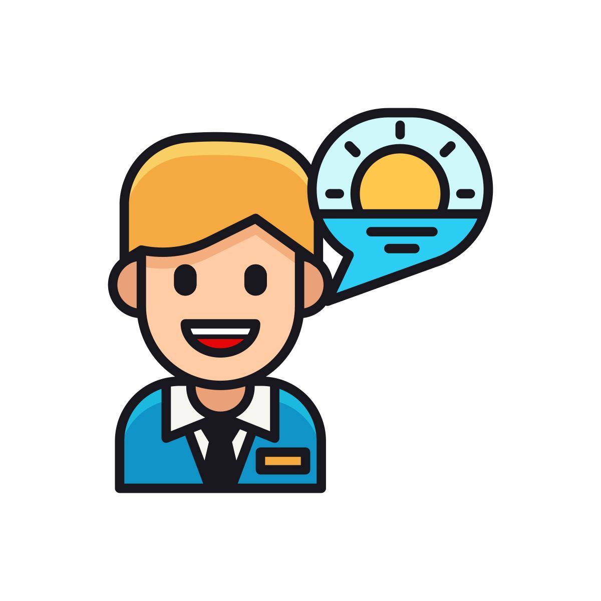 flight attendant icon