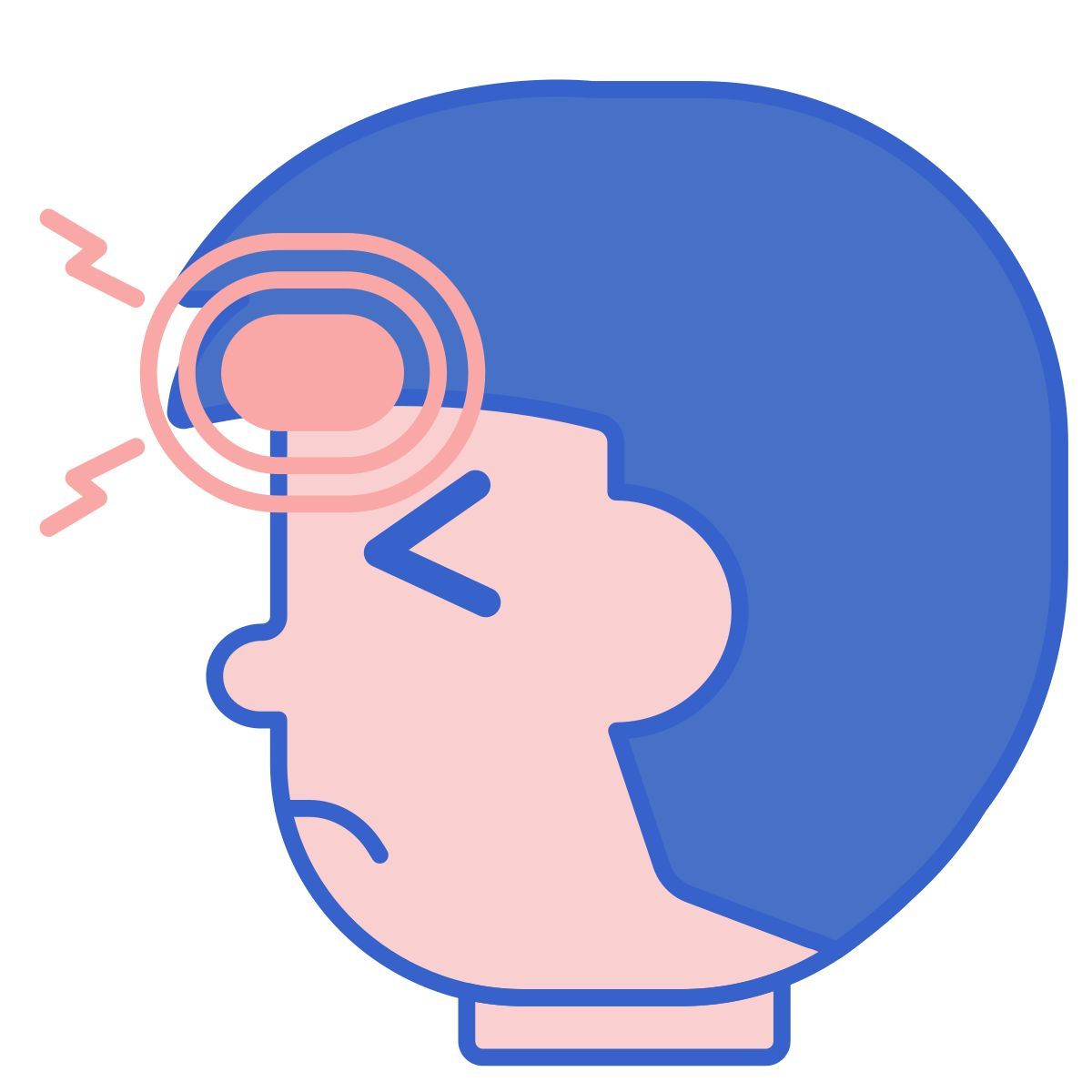 frontal headaches icon