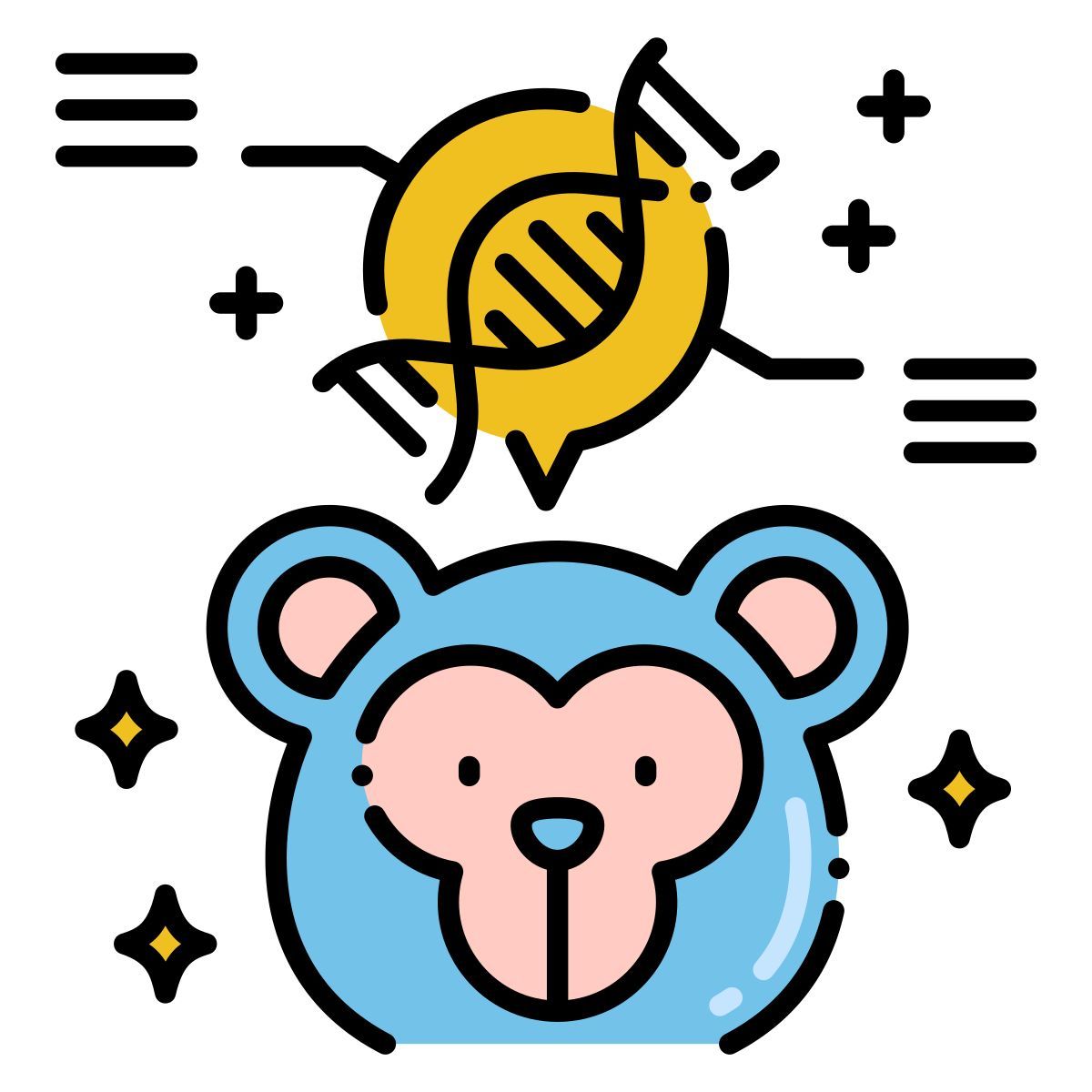 genetic modification icon