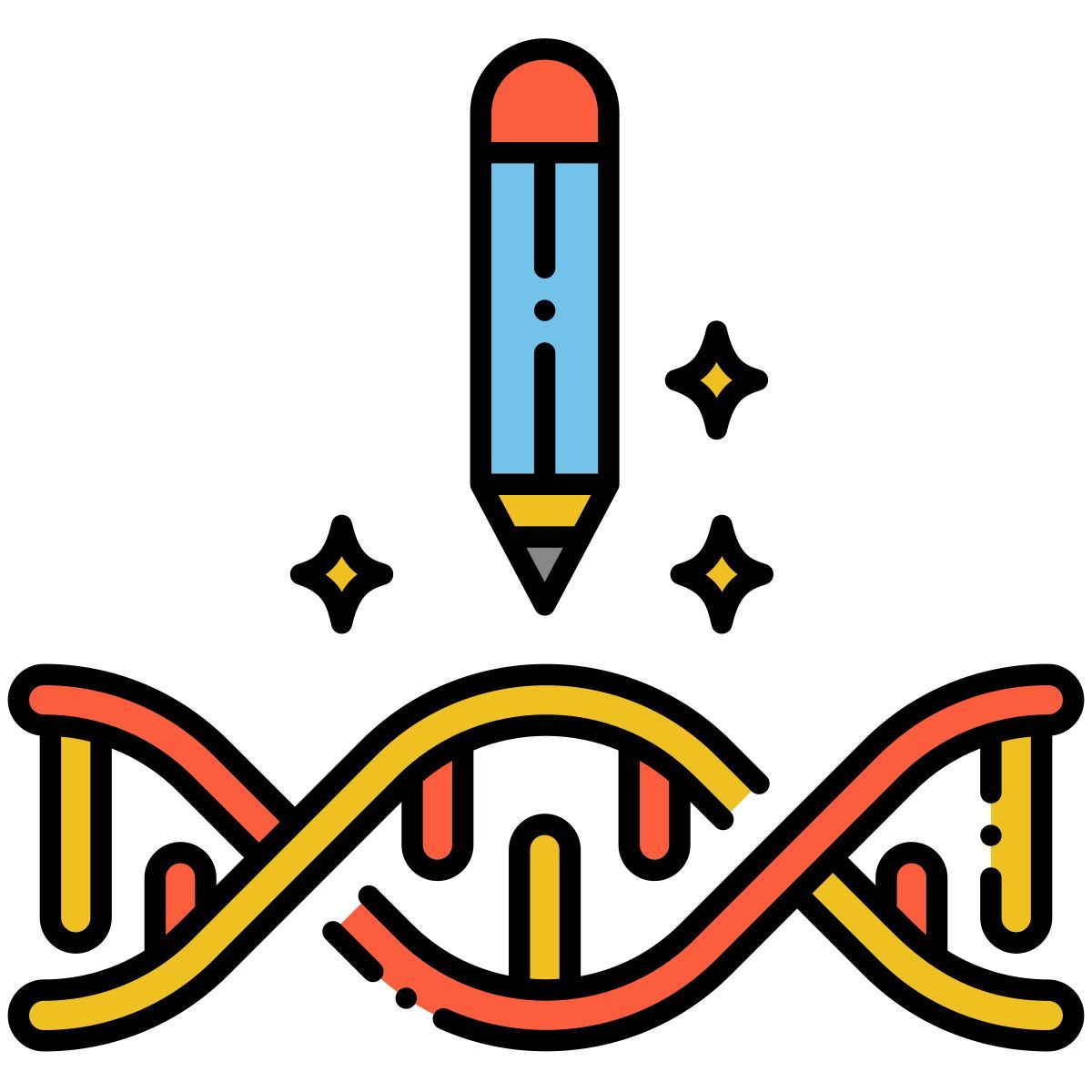 genetic modification icon
