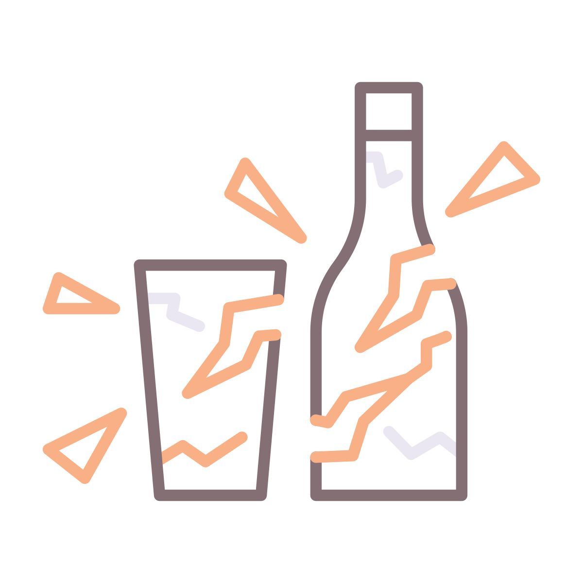 grieta de vidrio icon