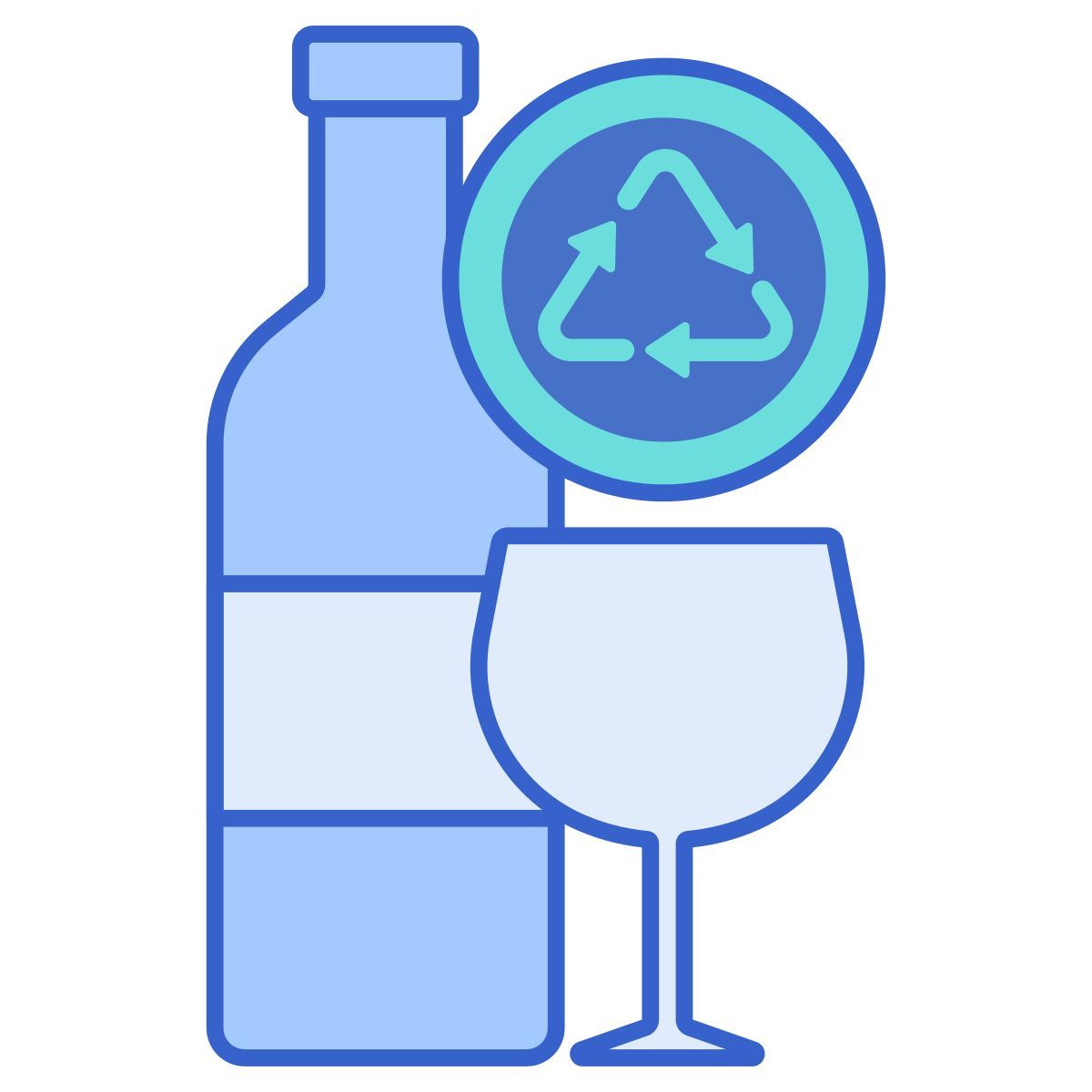 reciclaje de vidrio icon