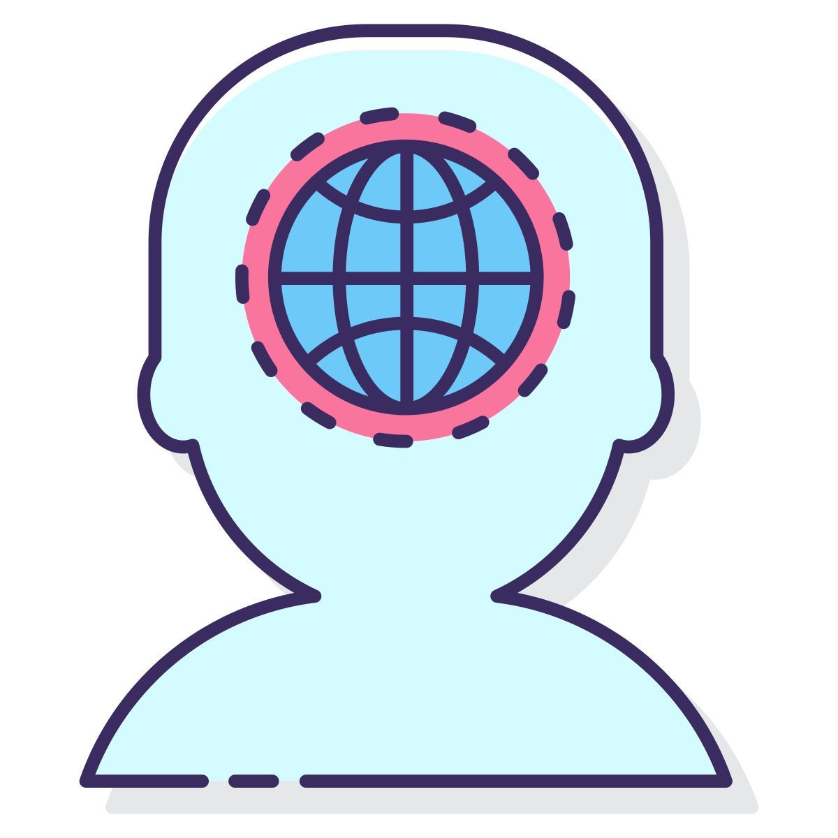 pensamiento global icon