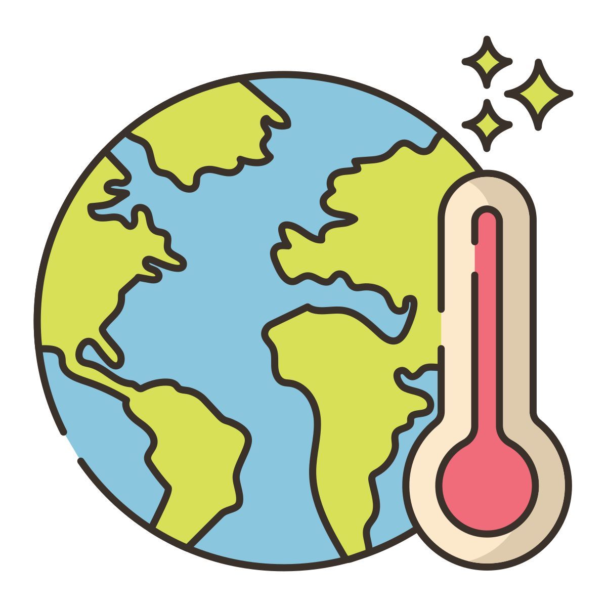 globale erwärmung icon