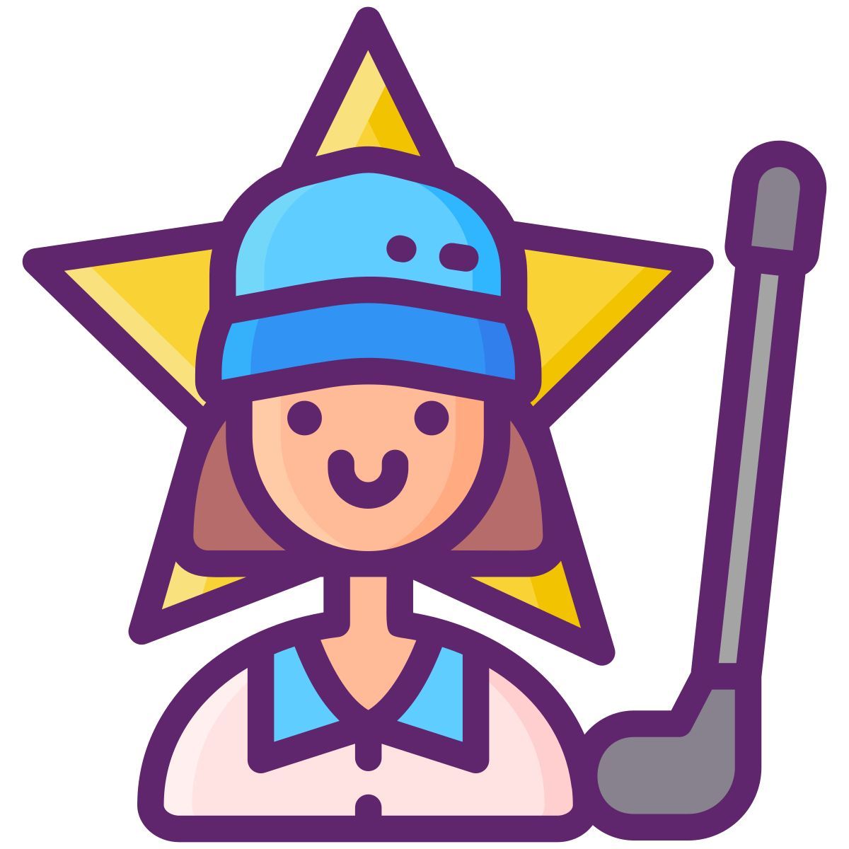 golf player icon