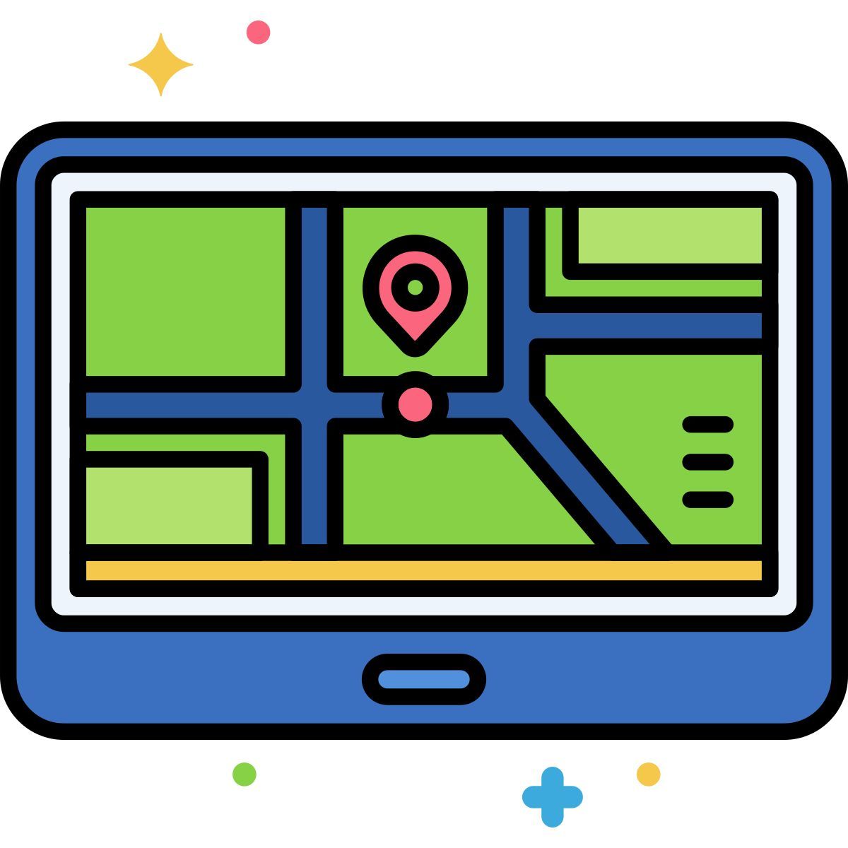 navegação gps icon