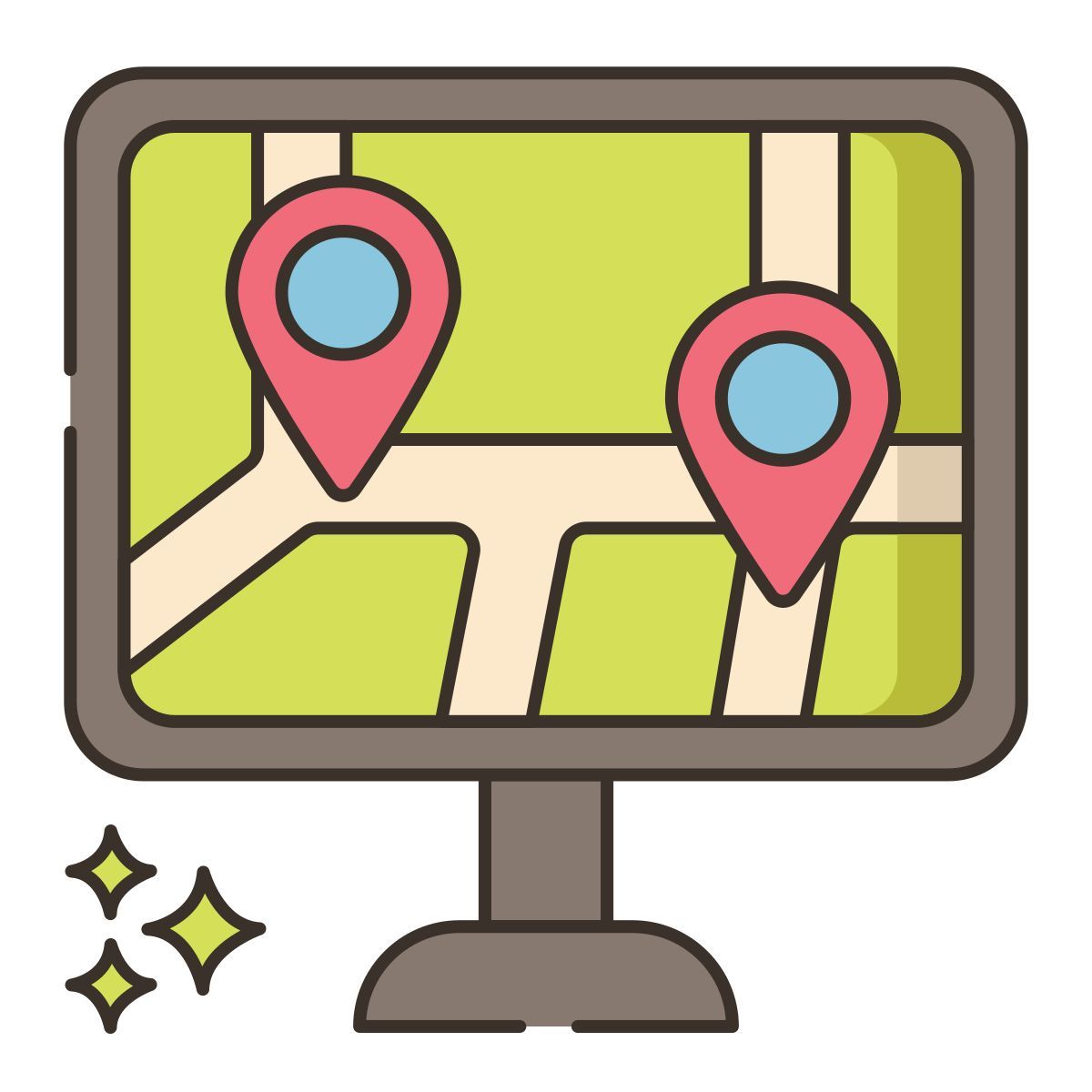 gps navigation icon
