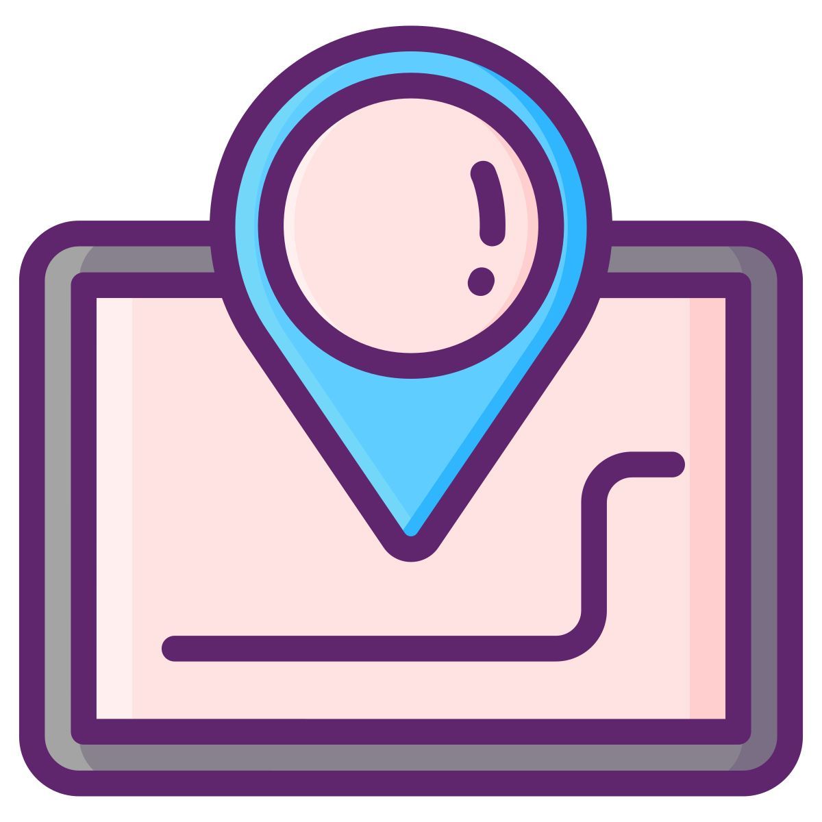 navigateur gps icon