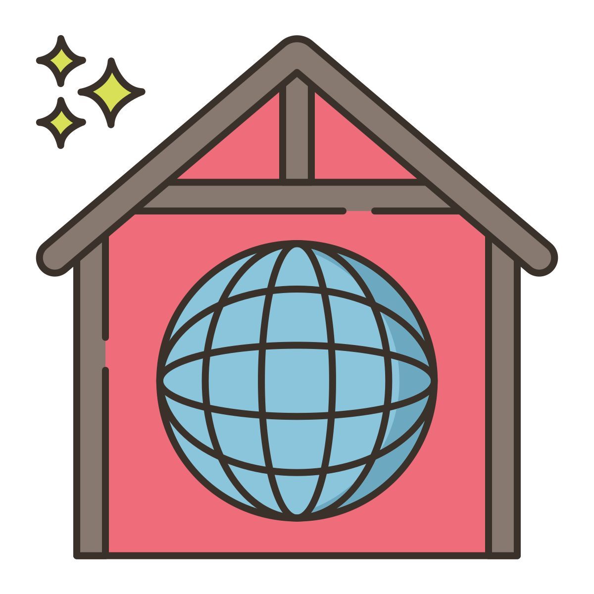 greenhouse effect icon