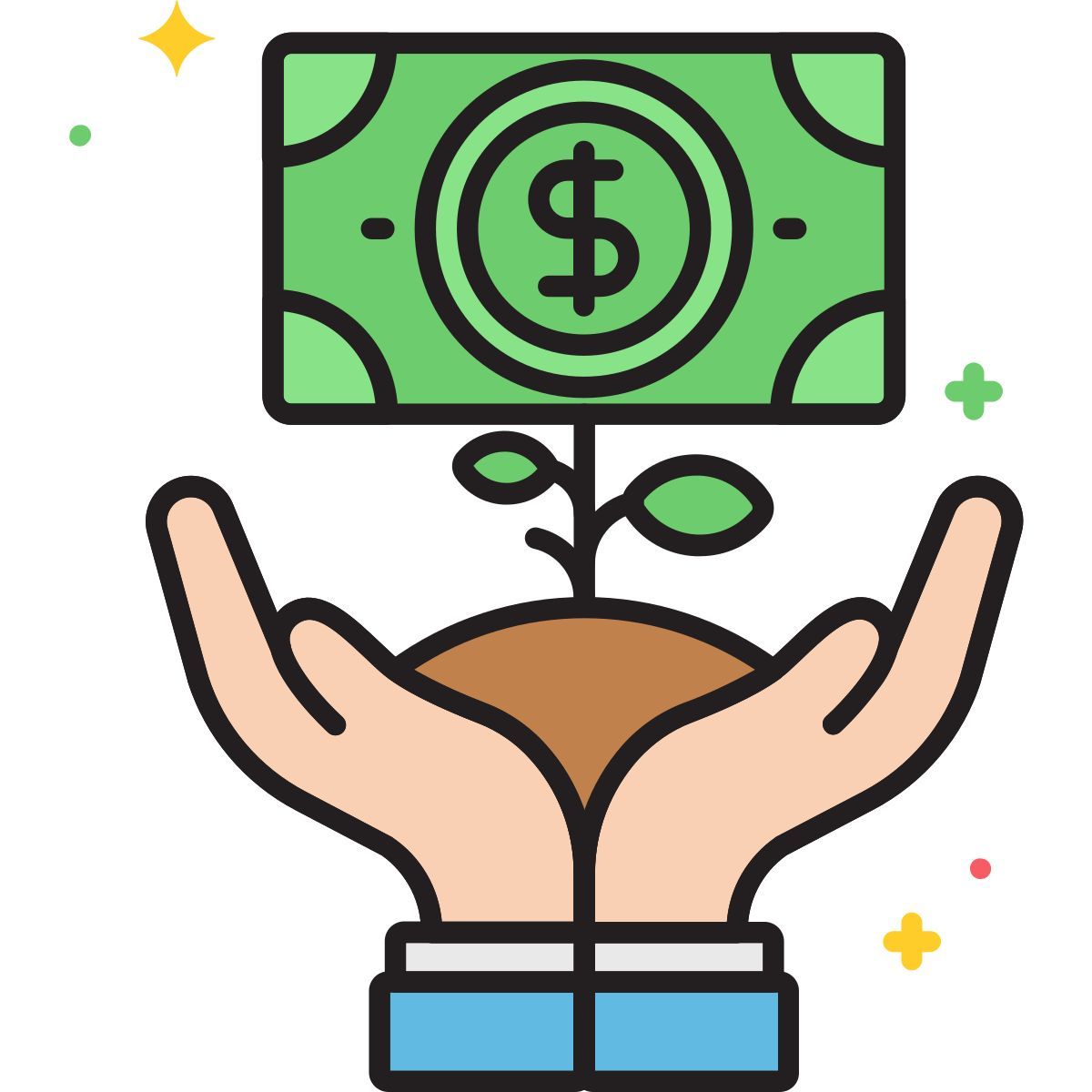 financial growth icon