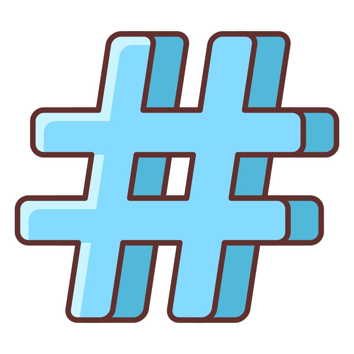 hashtag icon