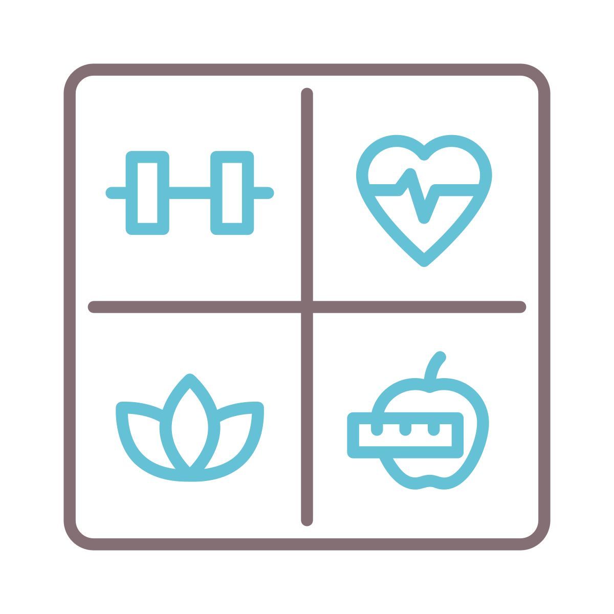 healthy lifestyle icon