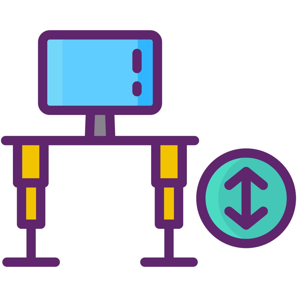 height adjustment icon