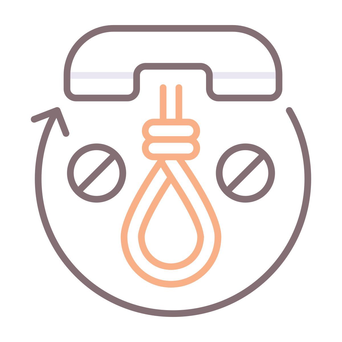 línea de ayuda icon