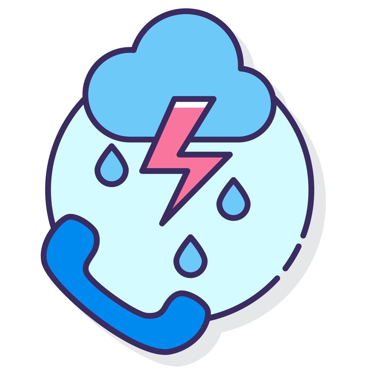 línea de ayuda icon