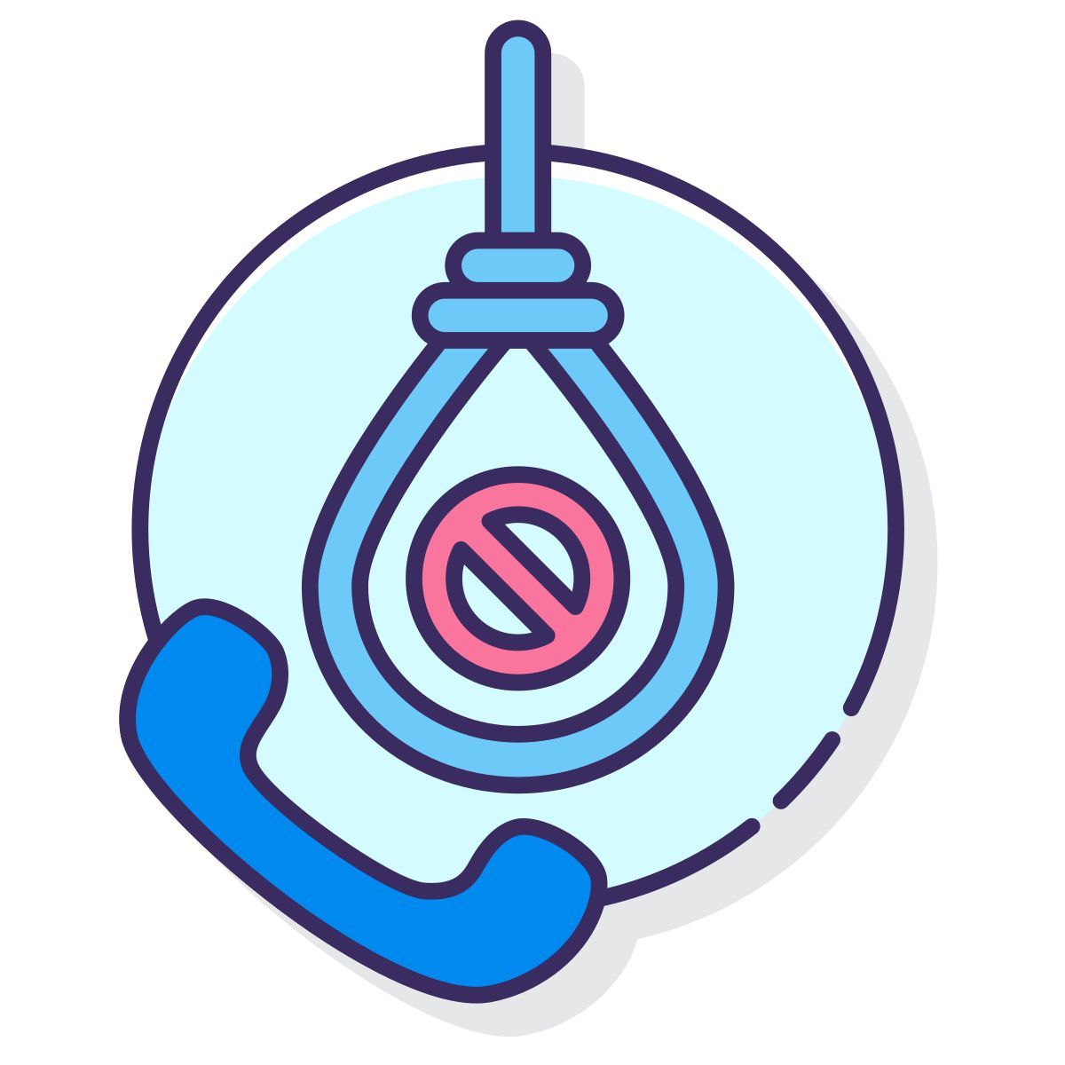 línea de ayuda icon