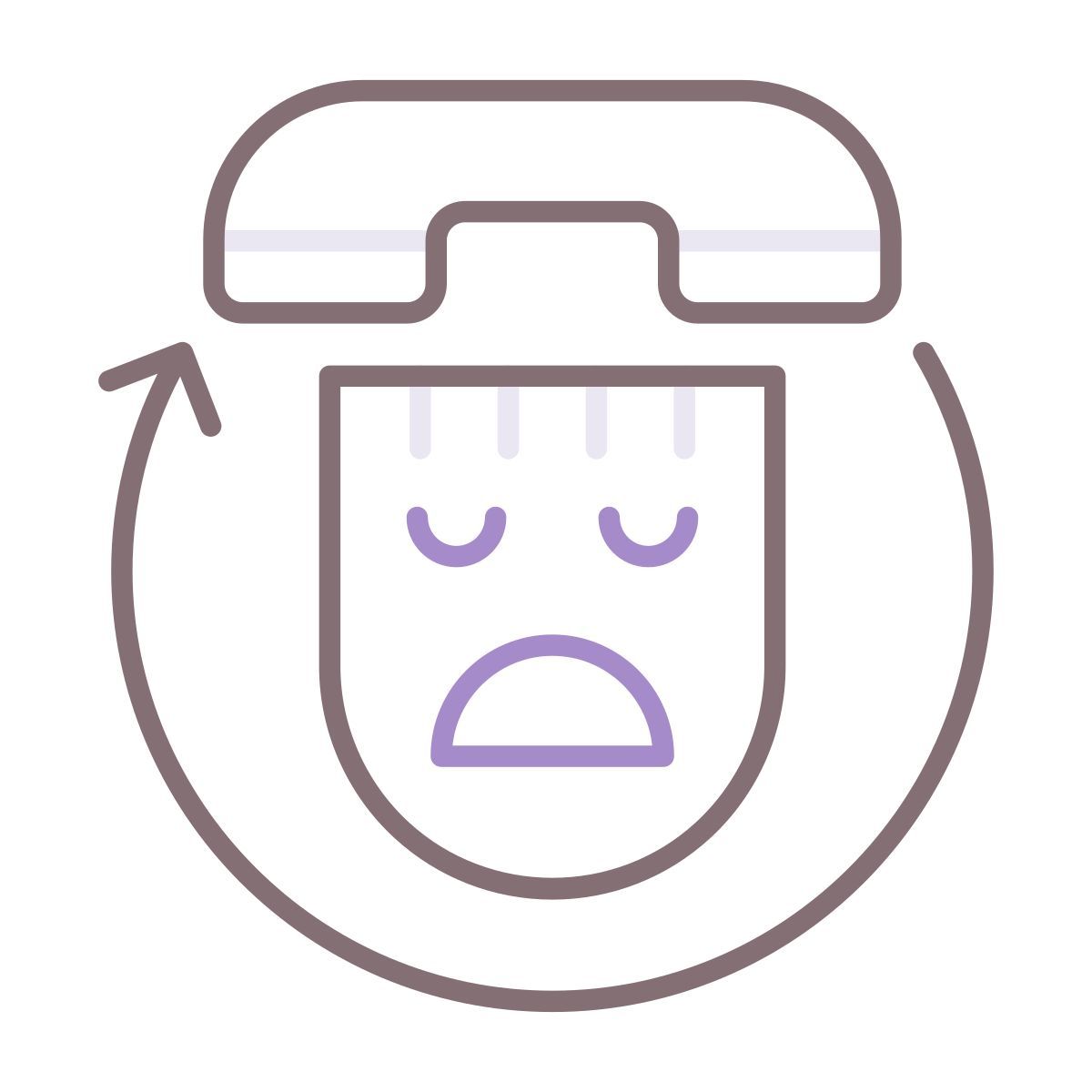 línea de ayuda icon
