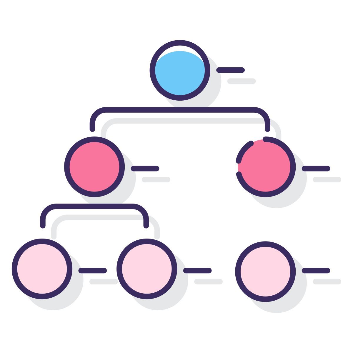 hierarchische struktur icon