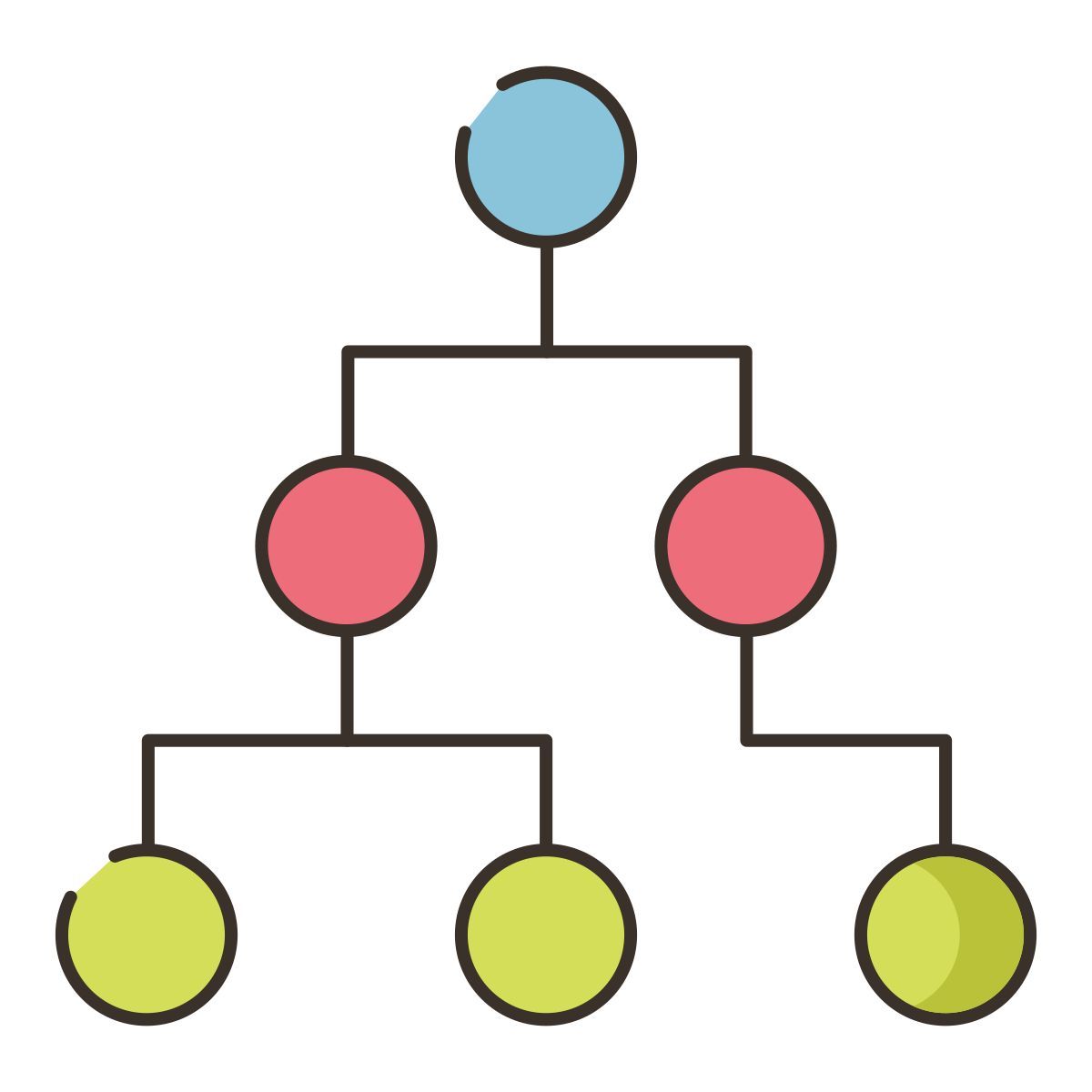 hierarchische struktur icon