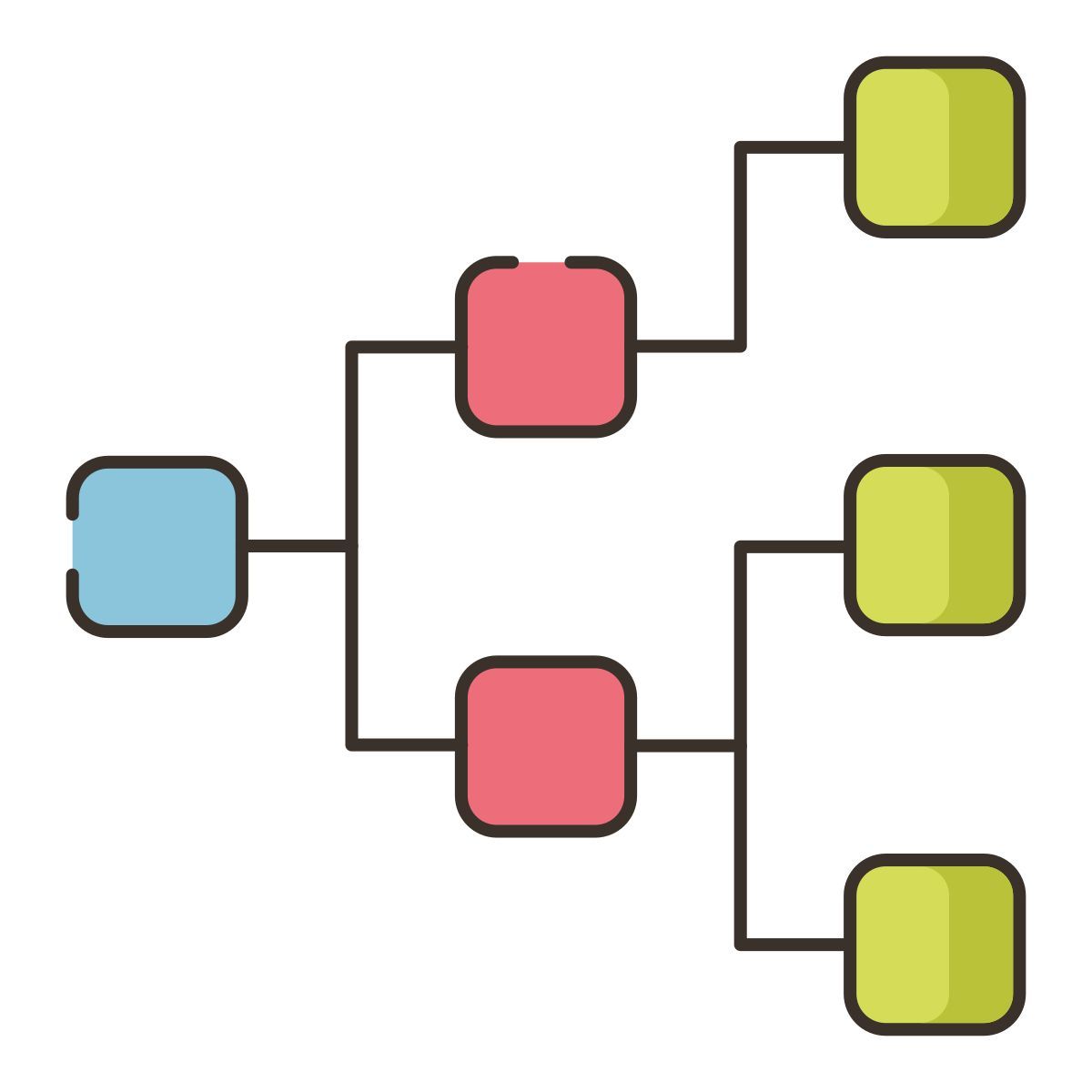 hierarchische struktur icon