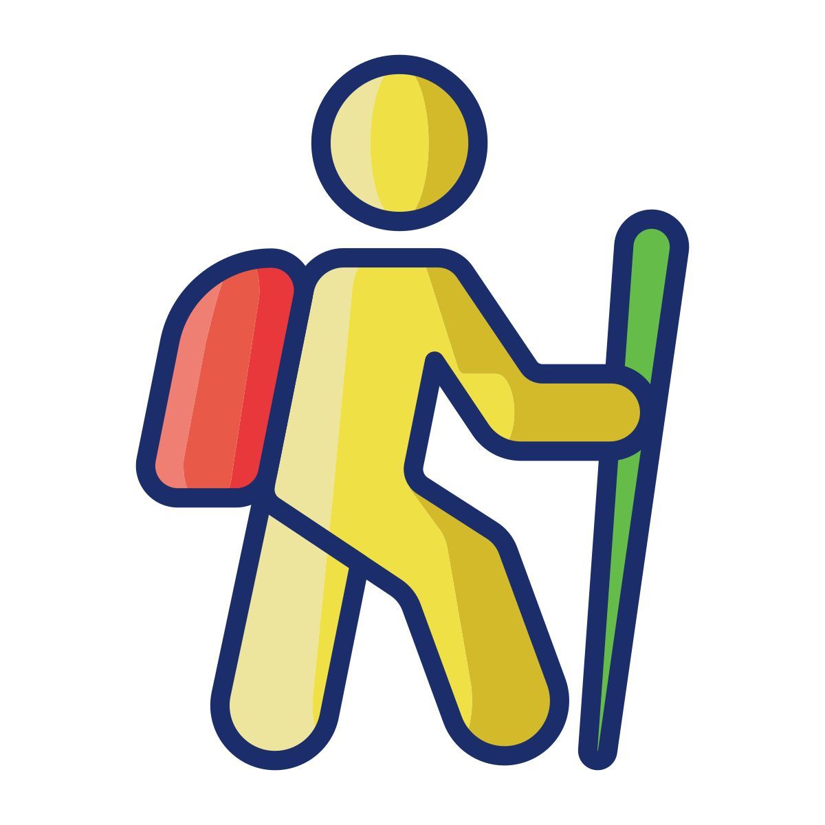 hiking icon