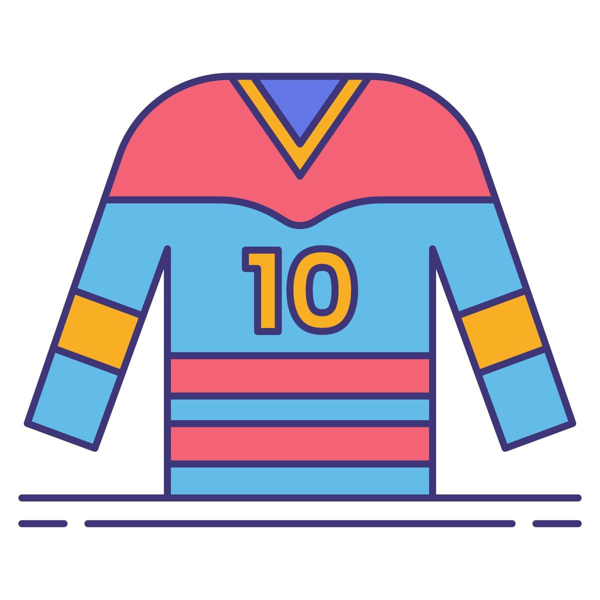 camiseta de hockey icon