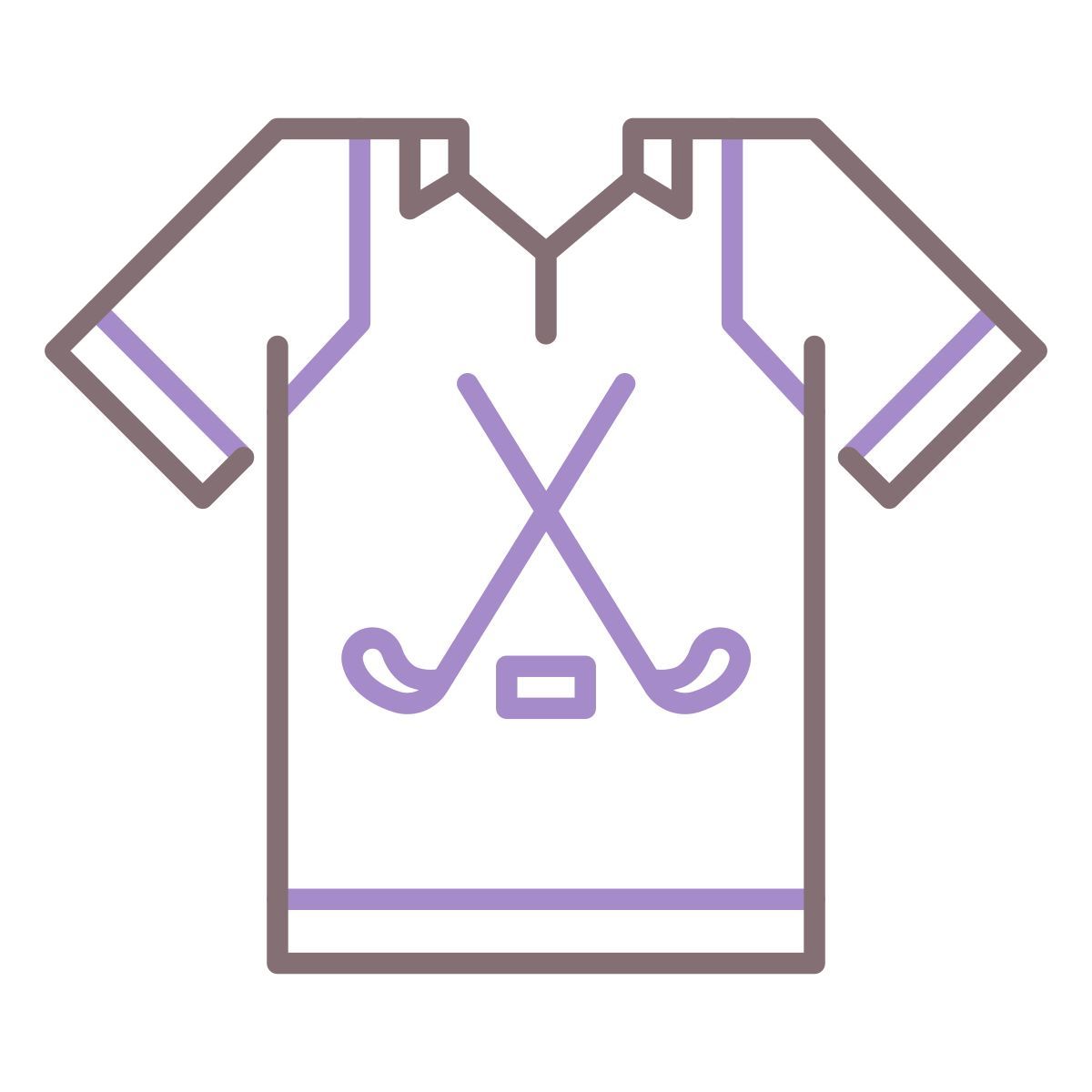 camiseta de hockey icon