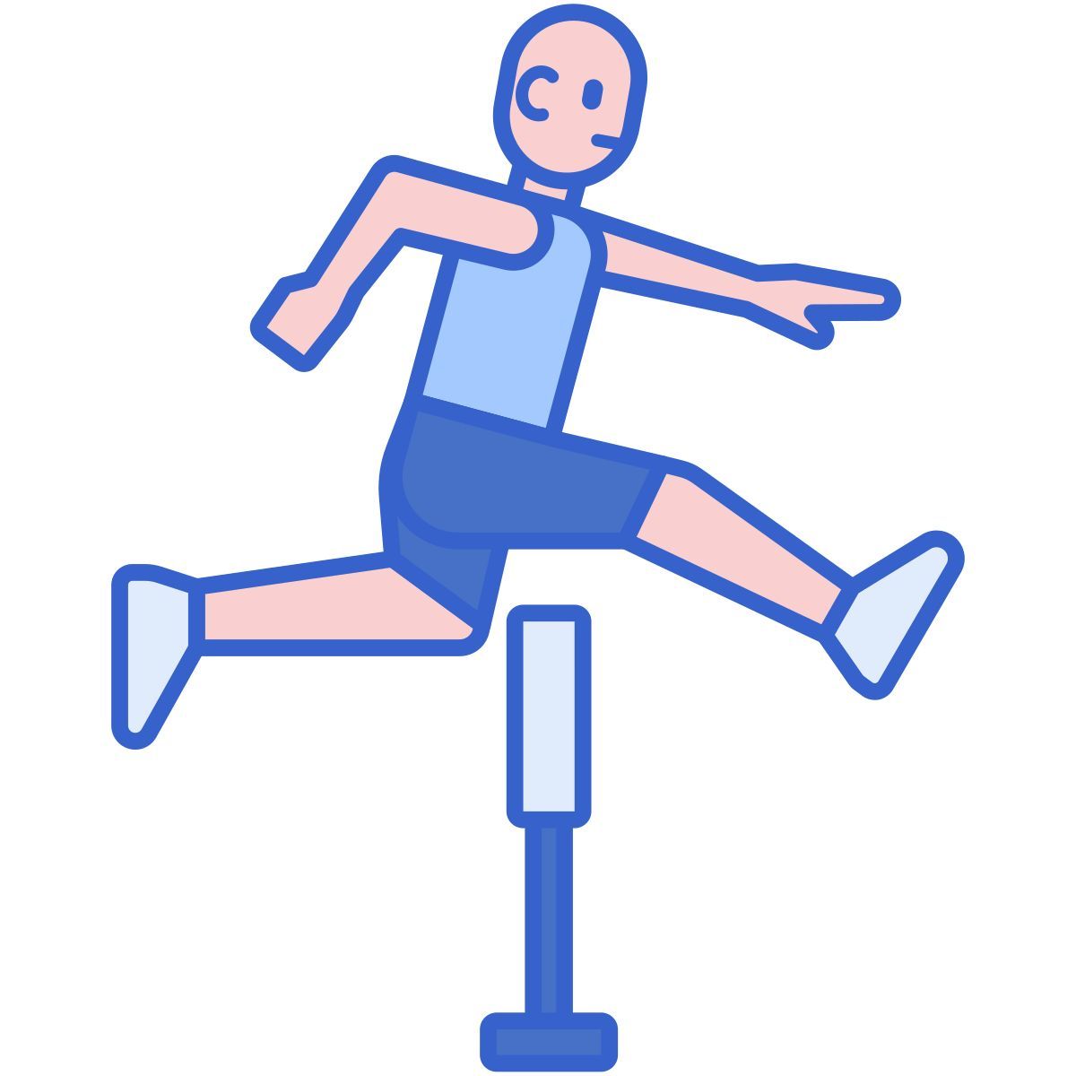 hurdles race icon