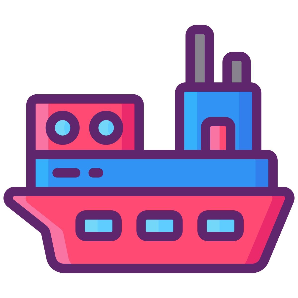 ice breaker boat icon