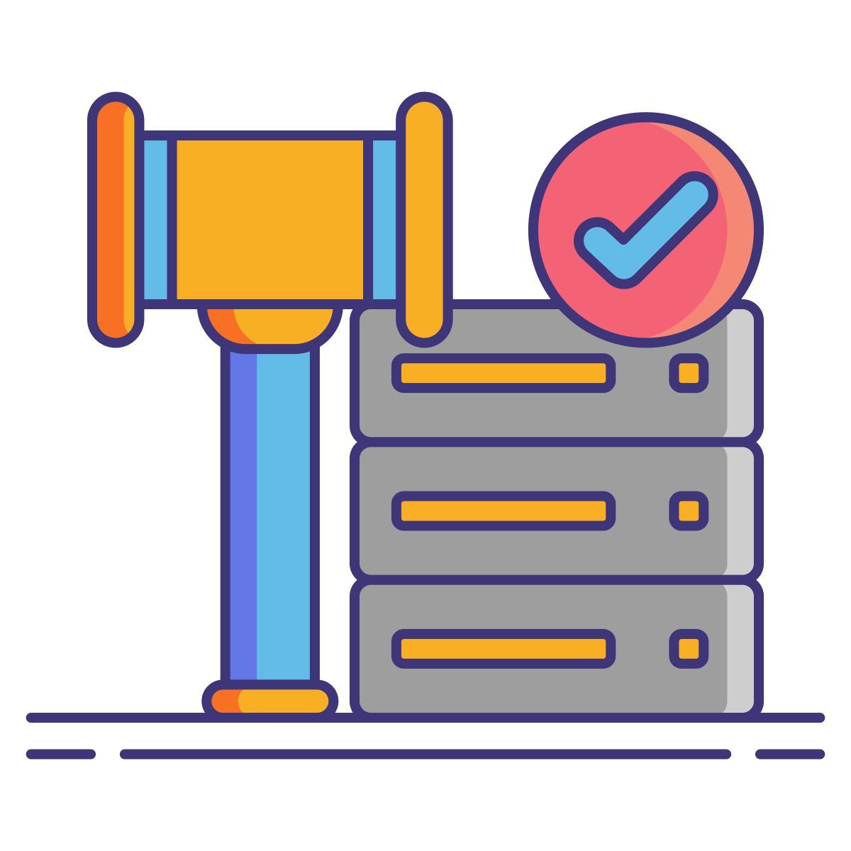 juristische datenkonformität icon