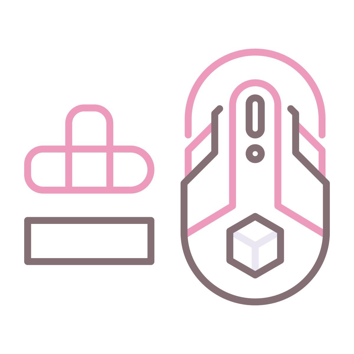 teclado e mouse icon