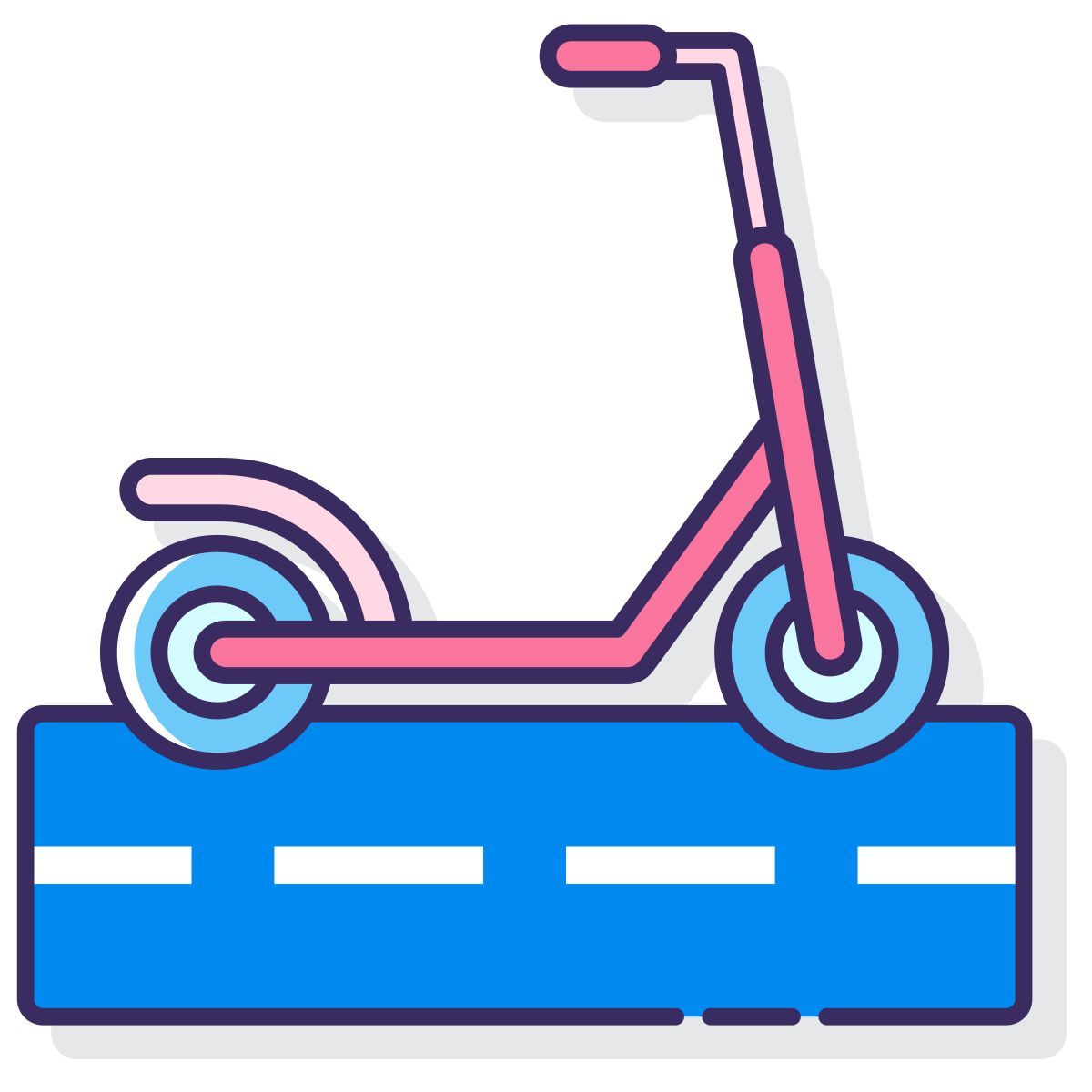 kick scooter icon