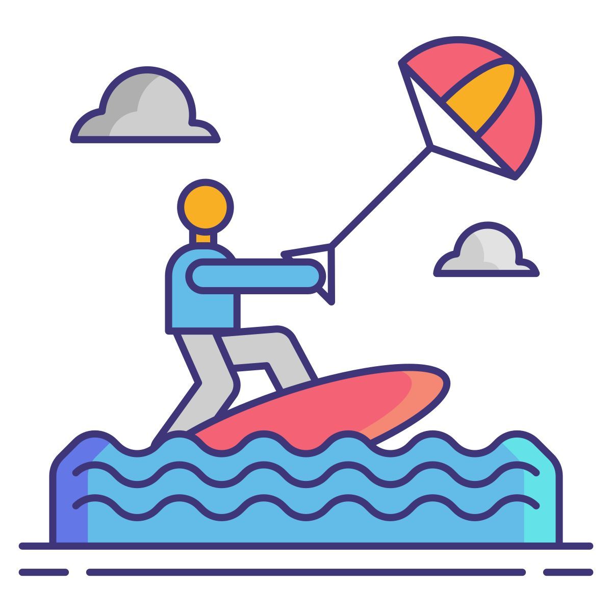 kiteboard icon