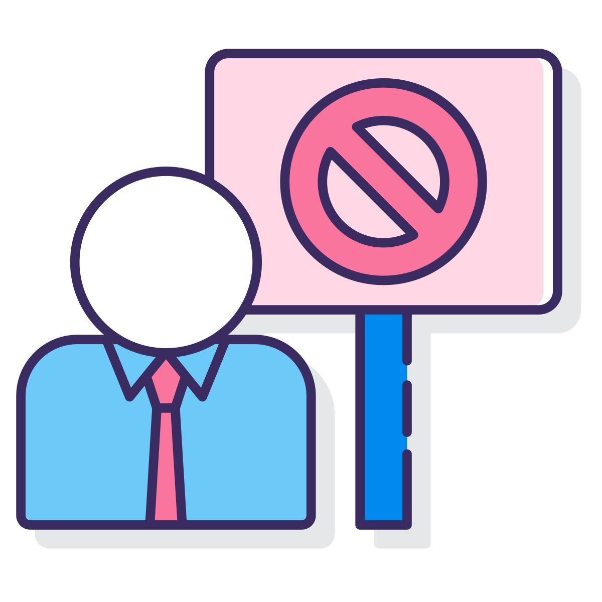 huelga laboral icon