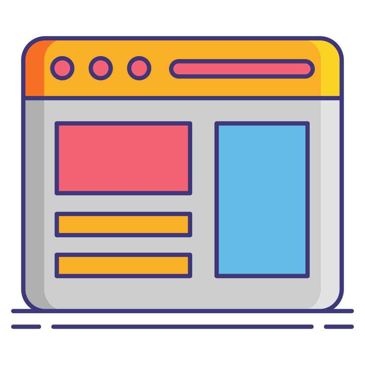 mise en page icon