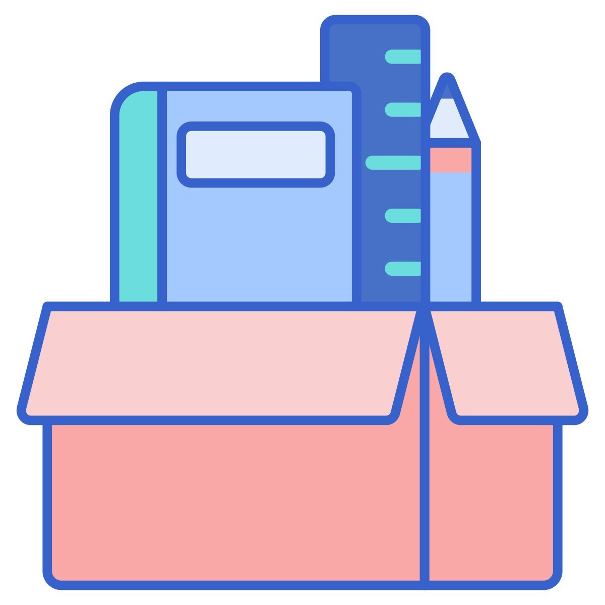 material de aprendizagem icon