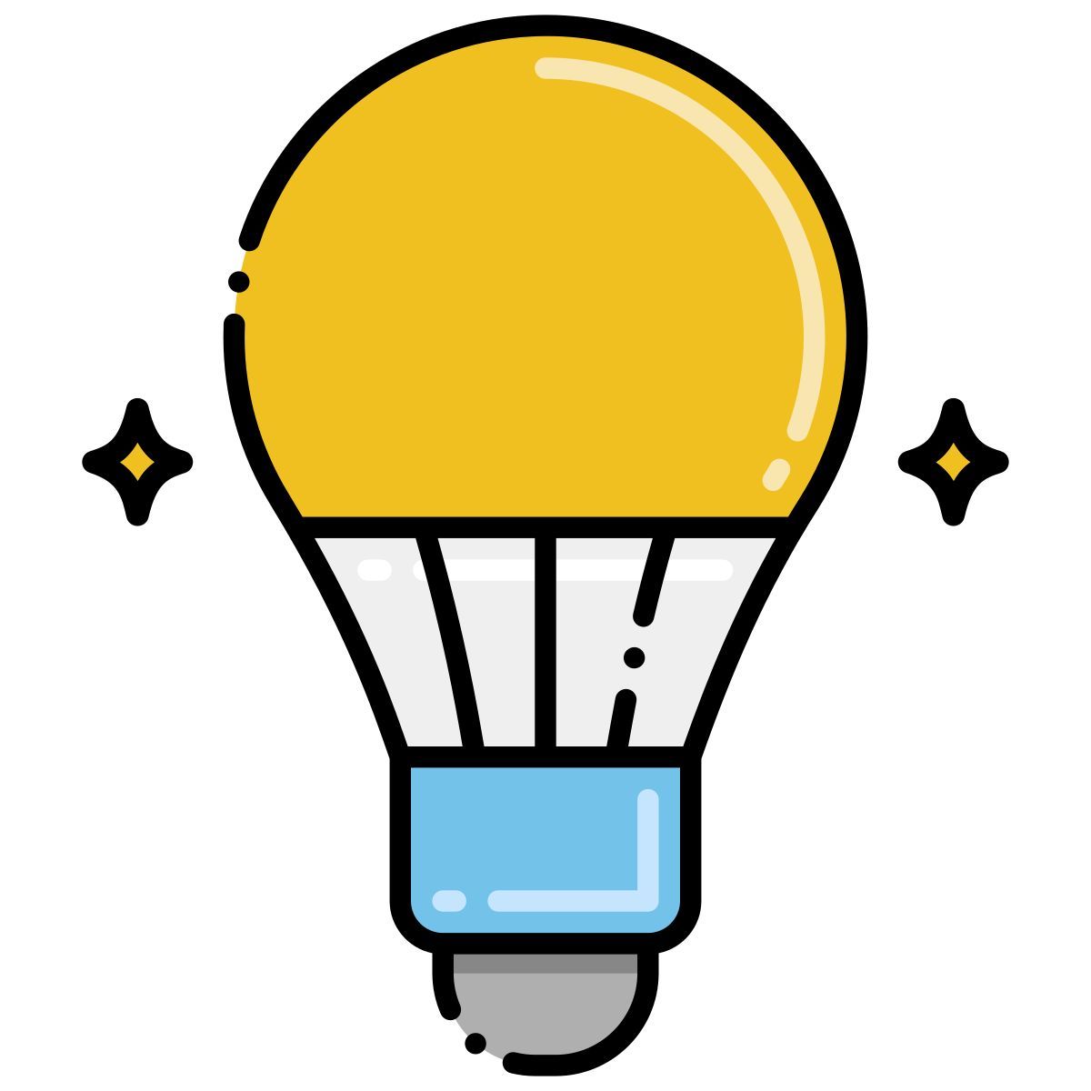 led lamp icon