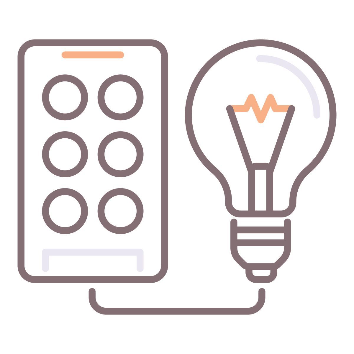 contrôle de la lumière icon