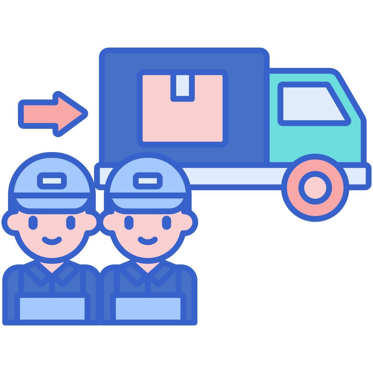 chargement des marchandises icon