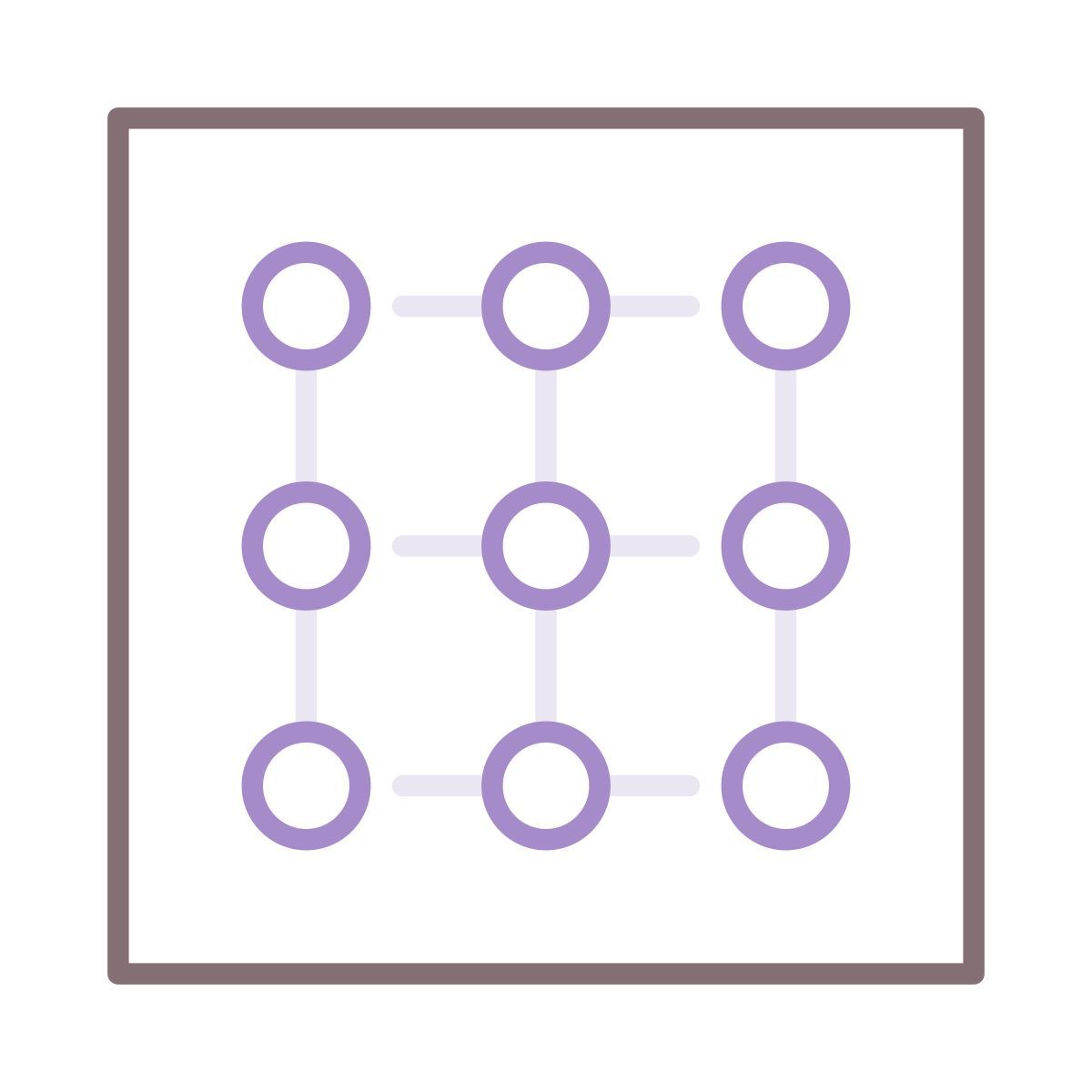 modèle de verrouillage icon