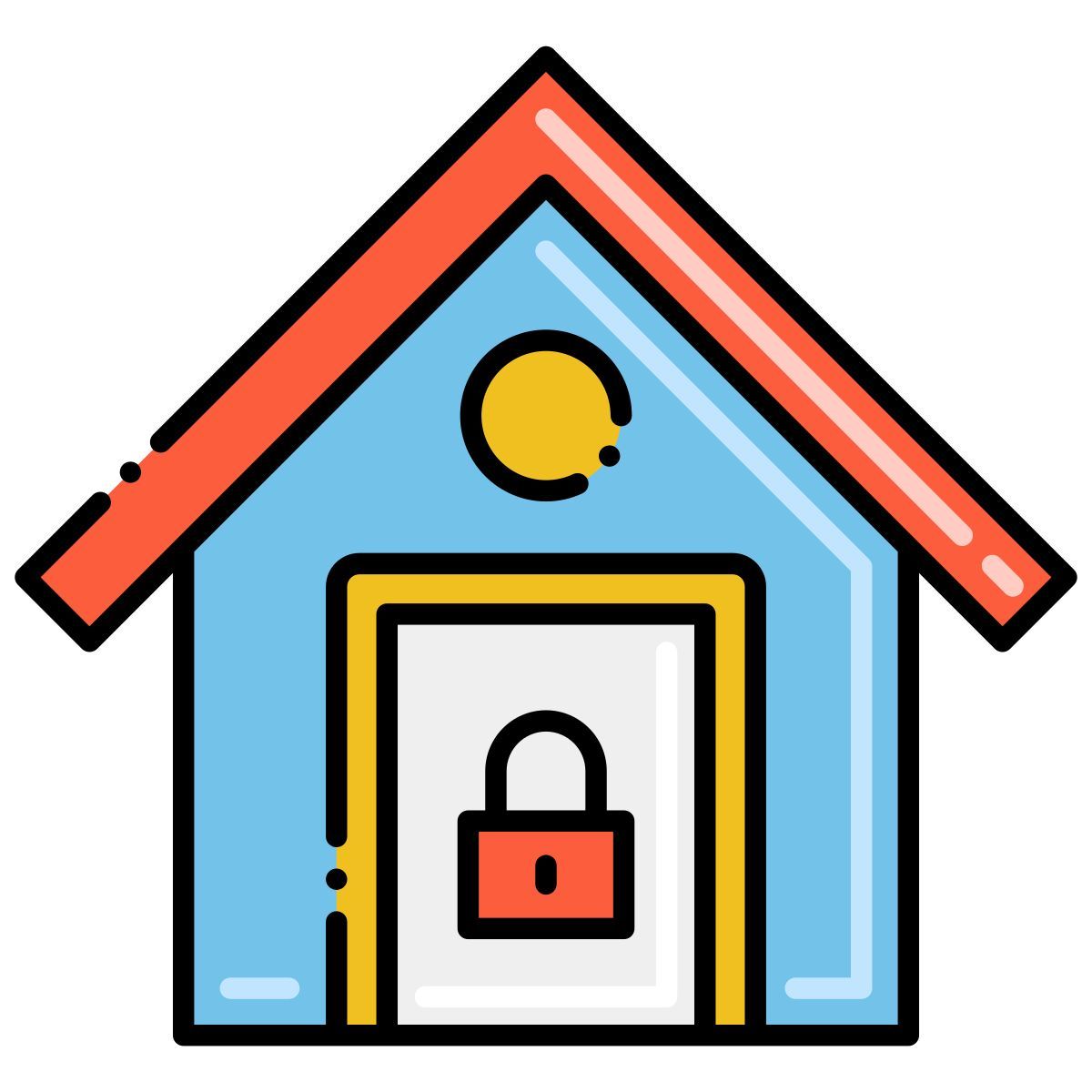 locked door icon