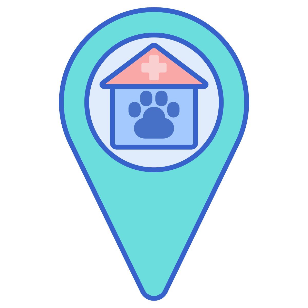 Carte et localisation icon